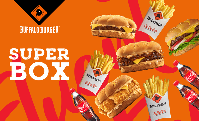 Buffalo Burger - offer Super Box image